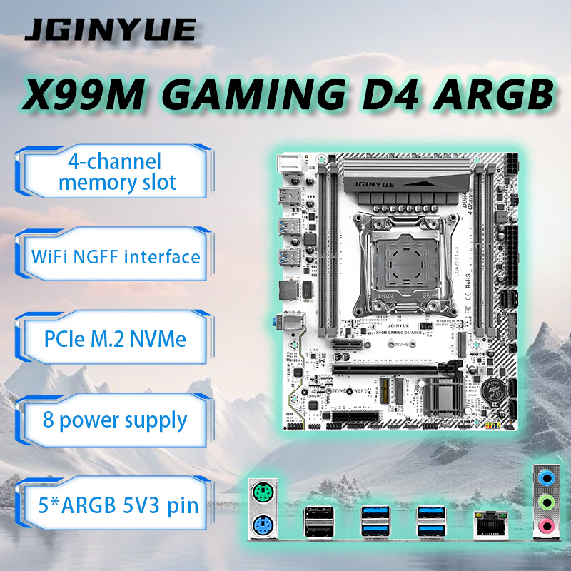 Server Memory Ddr4 - Płyta główna JGINYUE X99 LGA2011-3 M-ATX