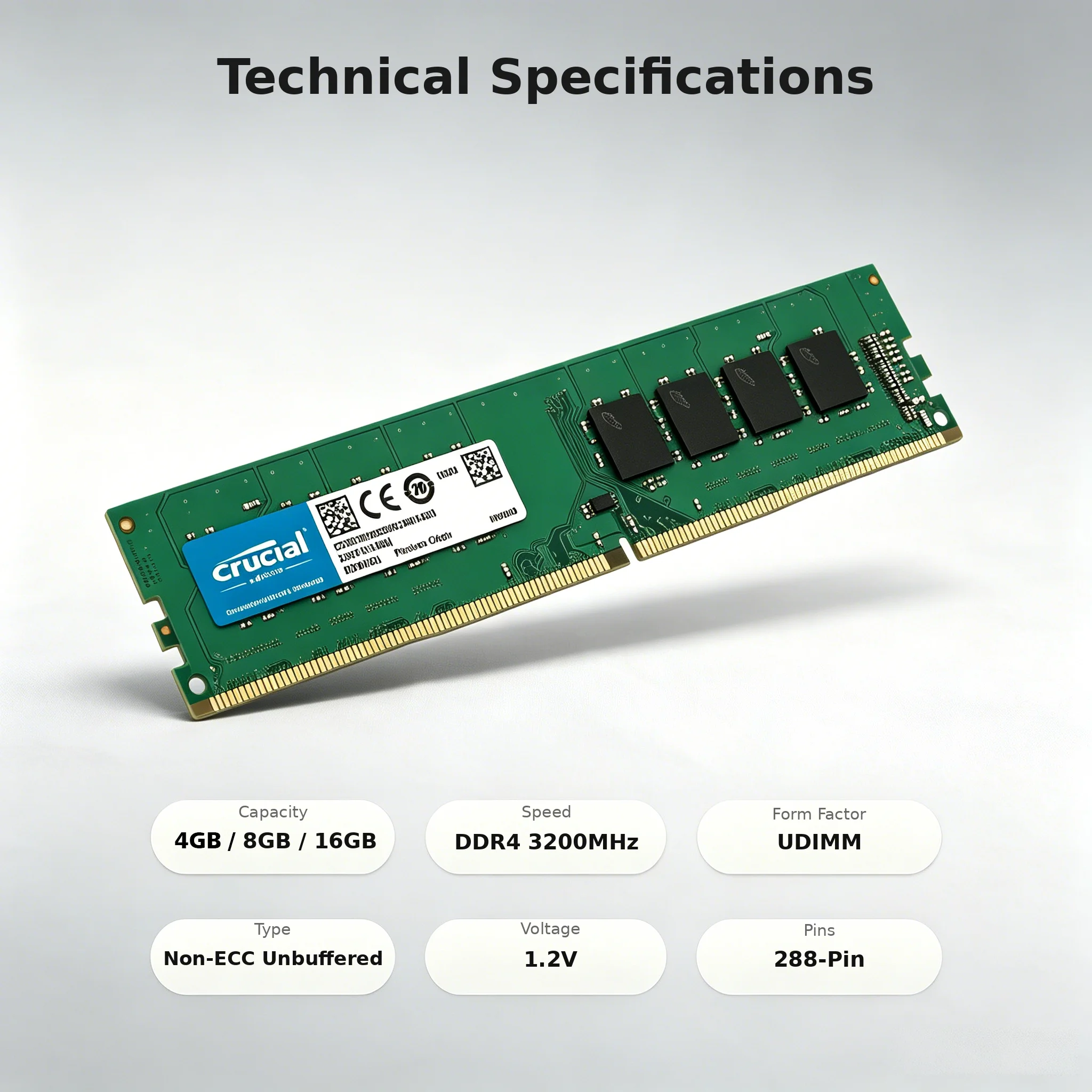 Crucial 10 sztuk modułów pamię – Ddr4 3200 16Gb recenzja i cena