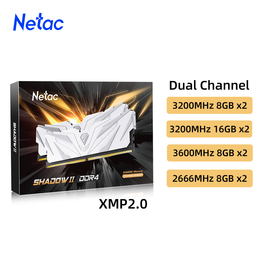 Netac RAM Pamięć DDR4 8GBX2 16 – Ddr4 3200 16Gb recenzja i cena
