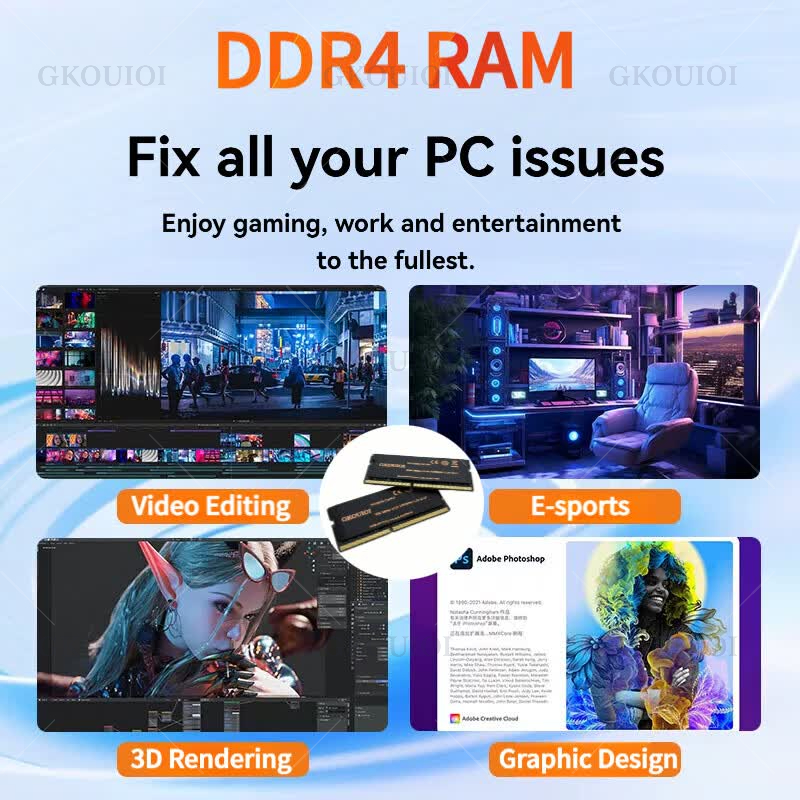Pamięć RAM GKOUIOI DDR4 4GB 8G – Server Memory Ddr4 recenzja i cena